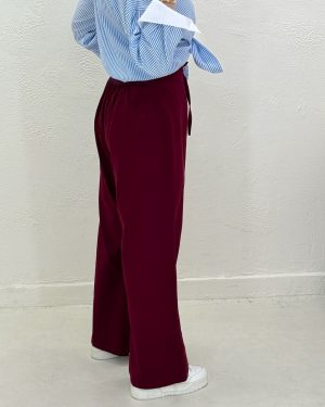 شلوار لینن کمر گت کد 8102