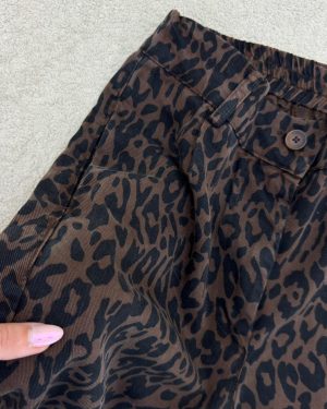 شلوار سیلک پلنگی کد 8953