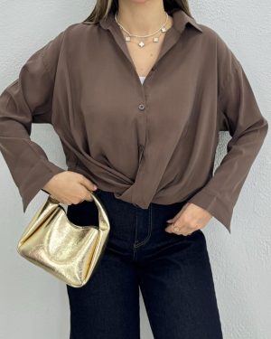 شومیز گره‌ای لینو کد 9074