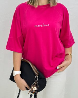 تیشرت باکسی morelove کد 9330
