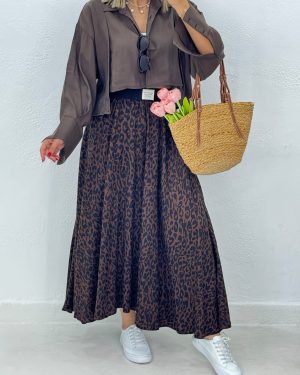 دامن پلنگی کد 9543