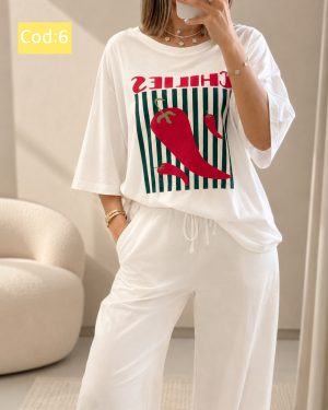 تیشرت باکسی ترند کد 9487