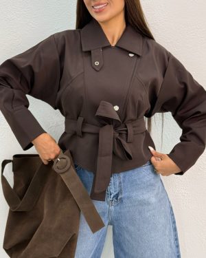 ترنچ کت آستردار باران کد 9882